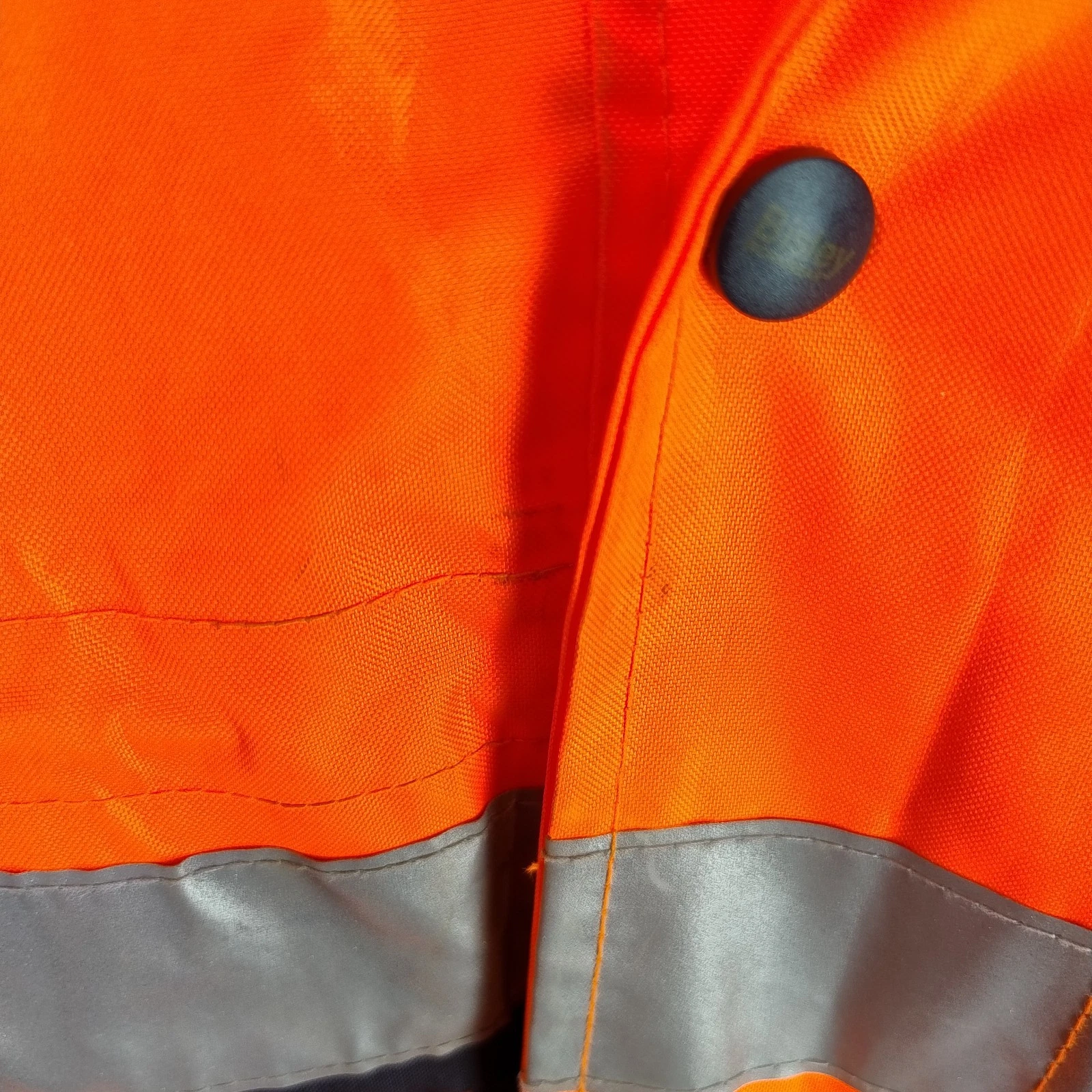 Bisley High Vis Heavy Duty Workwear Jacket Approved Standards Mens Size 2XL Poly - product detail image 4