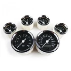 6pc Instrument Gauge Cluster Kit SAE MPH Classic Black OG Customizable
