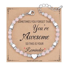 Tiny Beaded Bracelets for Women, Sometimes You Forget You're Awesome Gift,