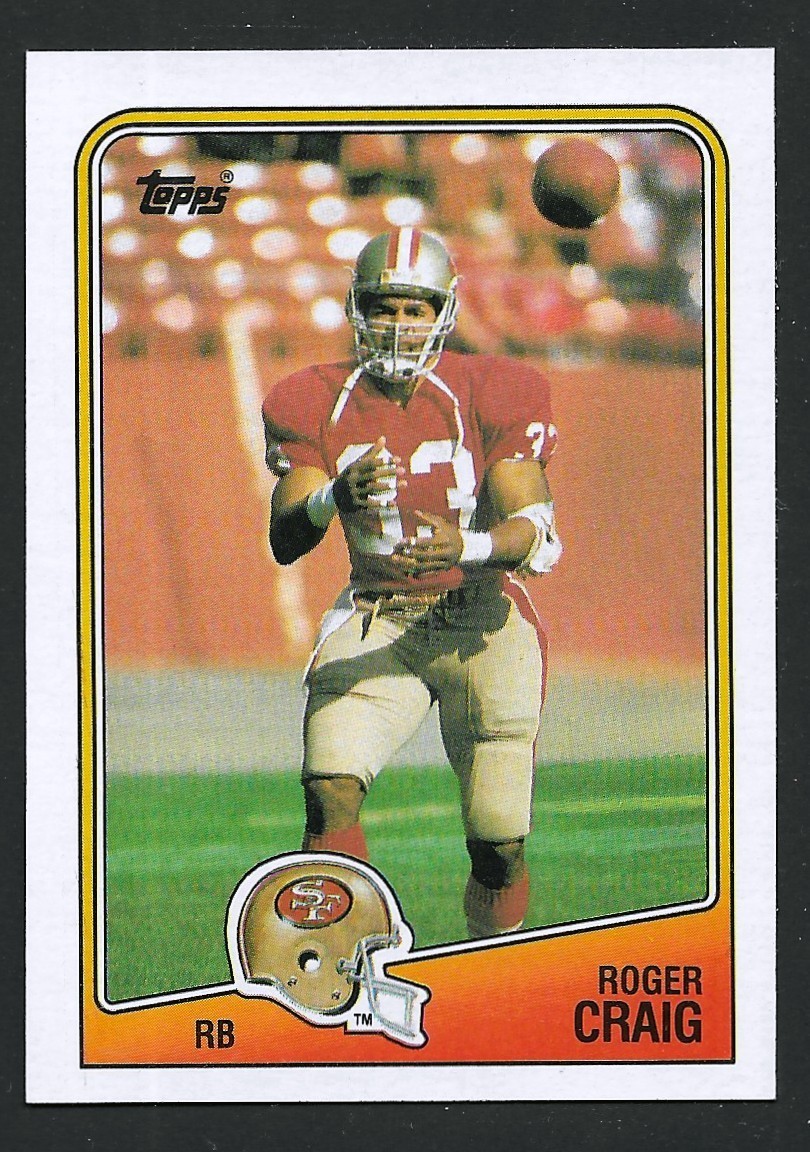 1988 Topps #40 Roger Craig San Francisco 49ers HOF
