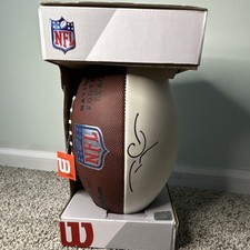 Wilson NFL Official Autographed Football in Original Box Signed Collectible Ball