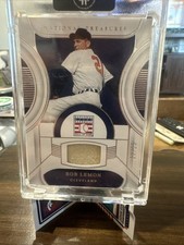 2023 Panini National Treasures HOF-BL Bob Lemon /25