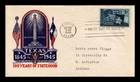DR JIM STAMPS US COVER TEXAS STATEHOOD FDC SCOTT 938 STAEHLE CACHET CRAFT