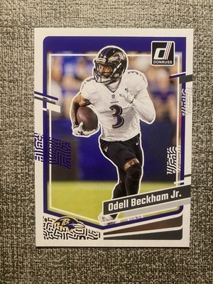 2023 Panini Donruss Football Odell Beckham Jr. No. 25 - Baltimore Ravens