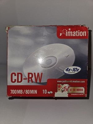 Imation CD-R 52x 700mb 80 min Discs in Jewel Cases neu und versiegelt 9 Stück NEU 
