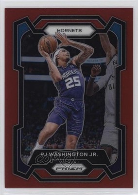 2023-24 Panini Prizm Red Prizm 13/299 PJ Washington Jr #117 17zx