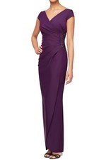 Alex Evenings formal dress - Summer Plum - Size 8