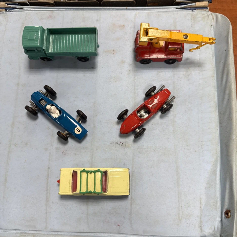 Lot Of 14  Matchbox Lesney Old Cars With Case - Image 3 of 4