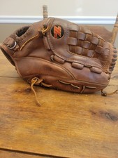 Zett BIG-1521 RHT Baseball Glove Brown 11.25   Glove Used