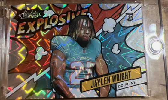 2024 Panini Absolute - Explosive Jaylen Wright #EX-JWT (RC)