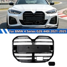 Dual Slats Gloss Black Front Kidney Grille For 2021-2024 Bmw G26 4dr 430i M440i Dual Slats Gloss Black Front Kidney Grille For 2021-2024 Bmw G26 4dr 430i M440i