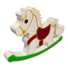 Cavallo a Dondolo 3D in PLA Personalizzabile Unico Idea Regalo Decorazione