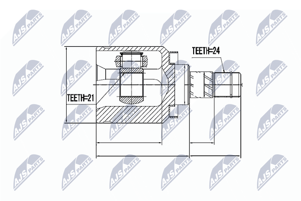 NTY Gelenksatz, Antriebswelle NPW-NS-031 Passend FüR Nissan-image