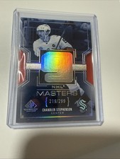 2025-26 UD SP GAME USED~~~NHL MASTERS~~~CHANDLER STEPHENSON #’d 219/299