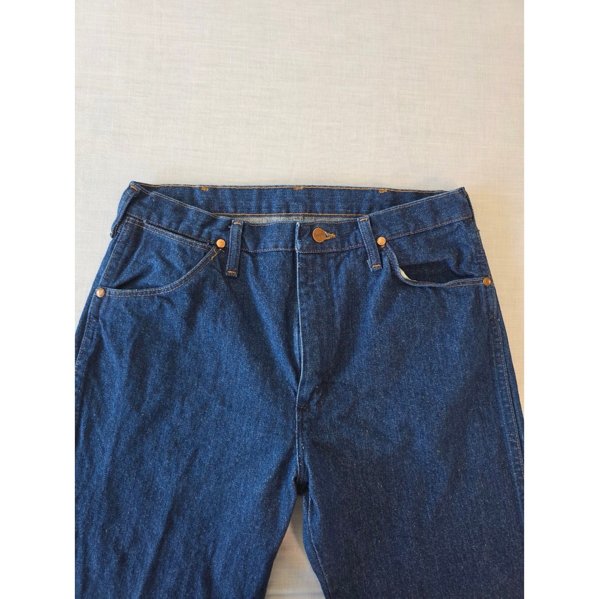 Vintage Wrangler 13MWZ Cowboy Cut Jeans 35x30 Western 70s 80s