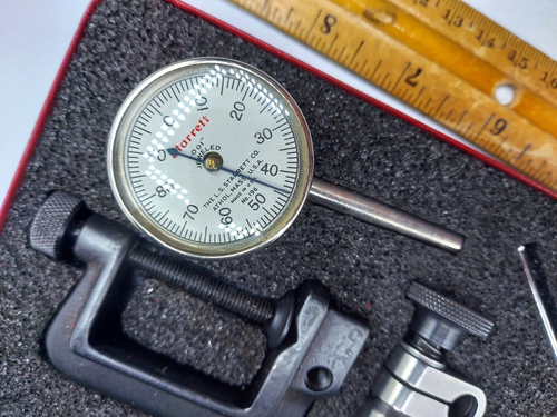 Starrett Universal Back Plunger Dial Test Indicator No196 Vintage #196 *READ* - Picture 4 of 13