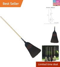 Old-Fashioned Handmade Broomcorn Broom - Sturdy 54-Inch Cleaning Essential