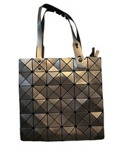 Bao Bao Issey Miyake Tote Bag Silver Lucent Geometric