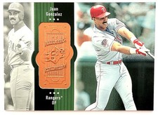 1998 UP SPx 3262/9000 #135 JUAN GONZALEZ TEXAS RANGERS