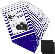 500 Pieces Lens Cleaning Paper Tissue and 2 Double Sided white