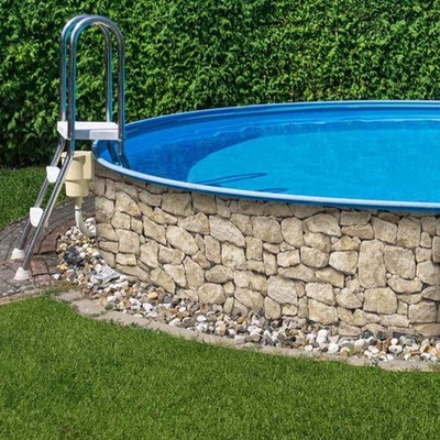 Qualitäts Poolverkleidung - Umrandung ''Sandstein Toscana''  | M-tec home & garden