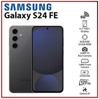 New Samsung Galaxy S24 Fe 5G 8GB+256GB Graphite Dual Sim Android Mobile Phone