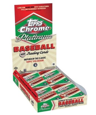   2025 Topps Chrome Platinum Base #1-250 Complete Your Set