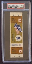1985 World Series Game 6 Royals Cardinals October 26 FULL MLB Ticket PSA 6 1985 World Series Game 6 Royals Cardinals October 26 FULL MLB Ticket PSA 6