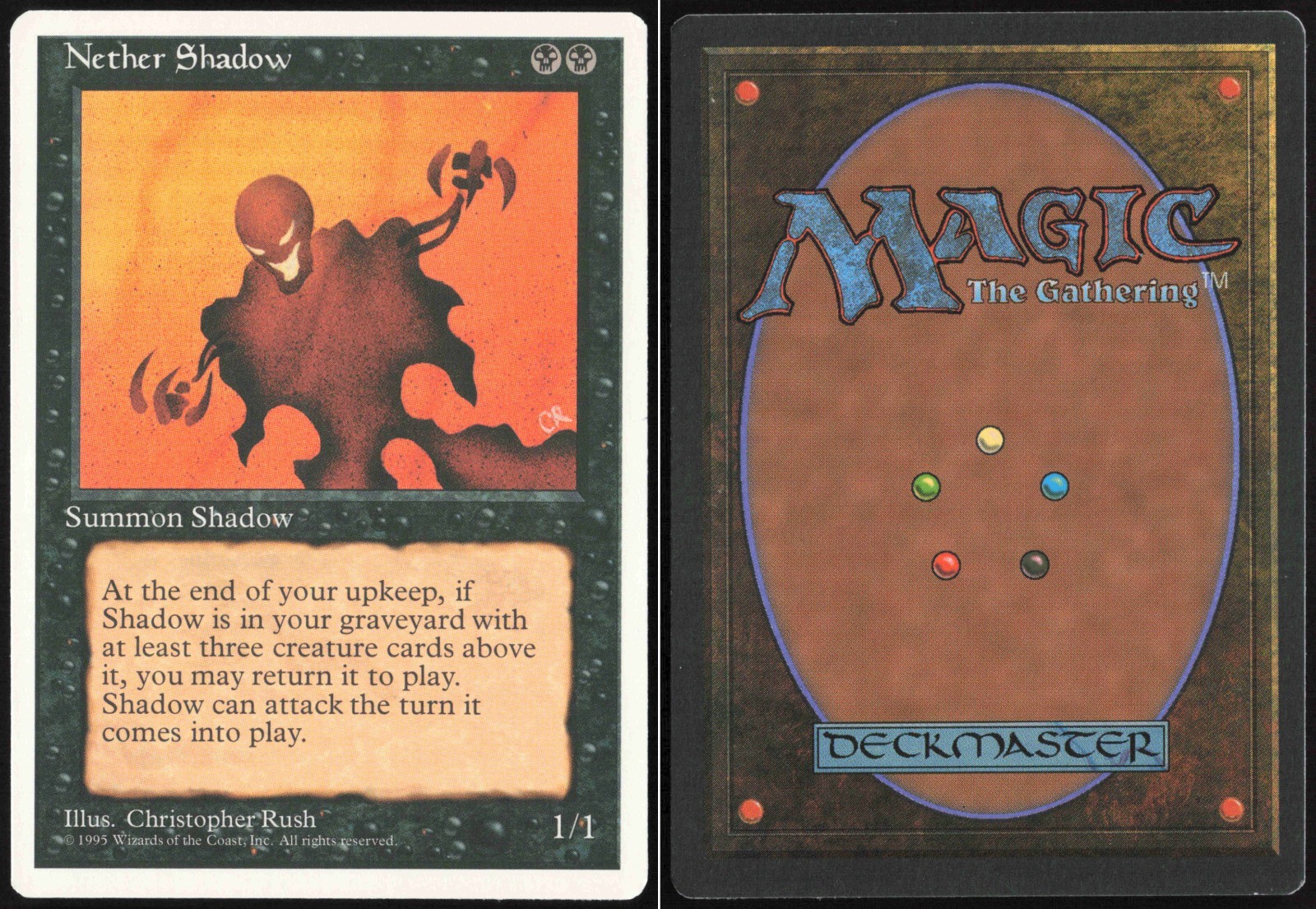 Nether Shadow Fourth 4th Edition MTG Magic The Gathering