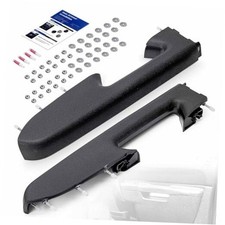 Left Driver & Right Passenger Side Armrest Driver & Passenger Side Black/Ebony