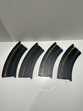 4 pcs 1971 Aurora AFX Speed-Lok HO Slot Car TRACK 1/8 12" radius CURVE 2528 Lot2