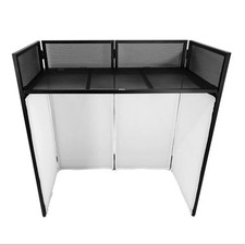 Gorilla Compact Foldable Bedroom Home DJ Equipment Deck Stand Table Booth