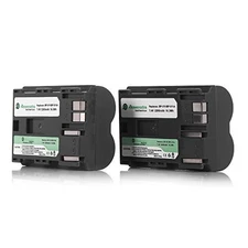 Powerextra Compatible Canon BP-511/BP-511A Batteries (Set of 2) for Canon EOS 5D