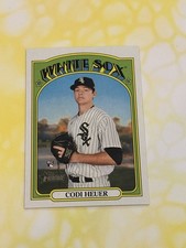 2021 Topps Heritage High Number Codi Heuer Rookie #555 Chicago White Sox (Z)