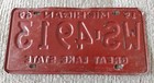 1969 Michigan License Plate  WS 4913 — photo 2