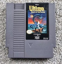 Ultima: Quest of the Avatar Very Nice *Clean/Tested* Nes Nintendo