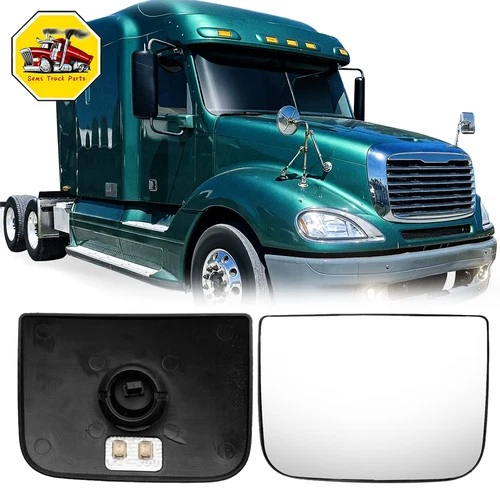 Lower Small Mirror Glass Heated For Freightliner Columbia Century Coronado LH/RH