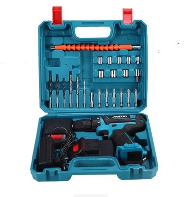 Portable Cordless Electric Drill Multi-Function Electric Hand Drill Set