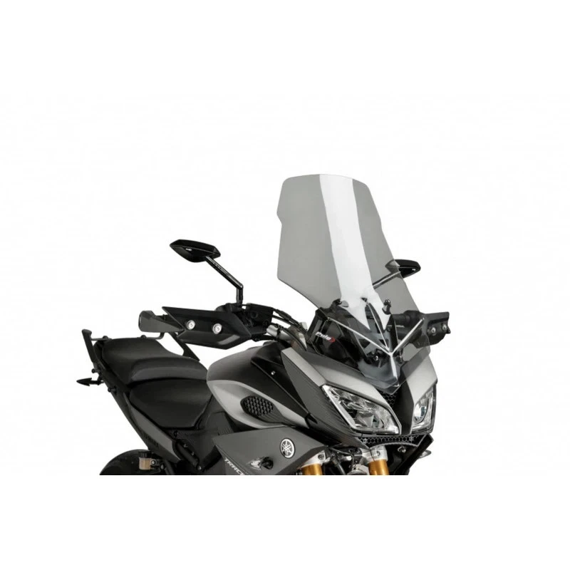 PUIG PARE - BRISE TOURING POUR YAMAHA MT-09 TRACER 15-17 FUME CLAIR - Photo 1/1
