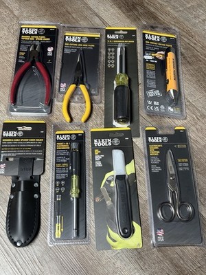 Lot Of 8 Klein Electricians tools
