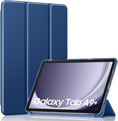 Case for Galaxy Tab A9 Plus 11 Inch 2023, Slim Stand, Auto Sleep/Wake, Navy Blue