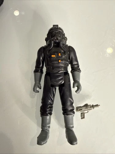 Vtg Star Wars Tie Fighter Pilot Complete Action Figure 1982 HK Kenner *NM*