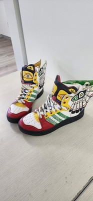 Size 9.5 - Jeremy Scott x adidas Eagle Wing Totem