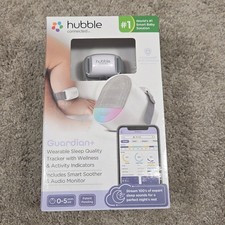 Hubble Connected Guardian Baby Sleep Monitor Wearable Tracker Smart App-Enabled