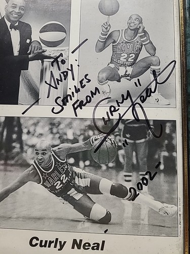 CURLEY NEAL - HARLEM GLOBETROTTERS SIGNED AUTOGRAPHED 8X10 BASKETBALL PHOTO - Picture 2 of 6