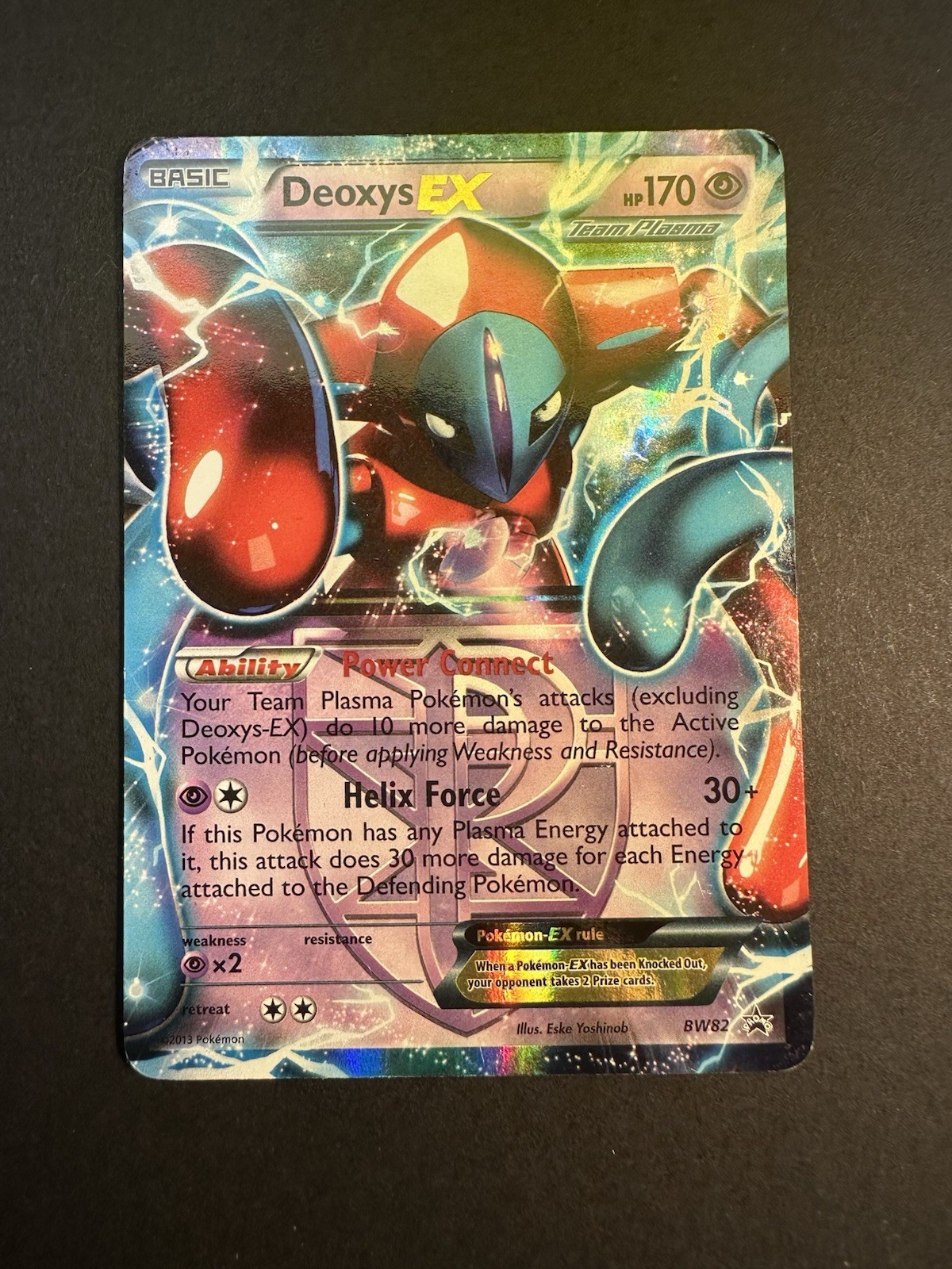 Deoxys EX BW82 - B&W Promo Pokemon Card - MP