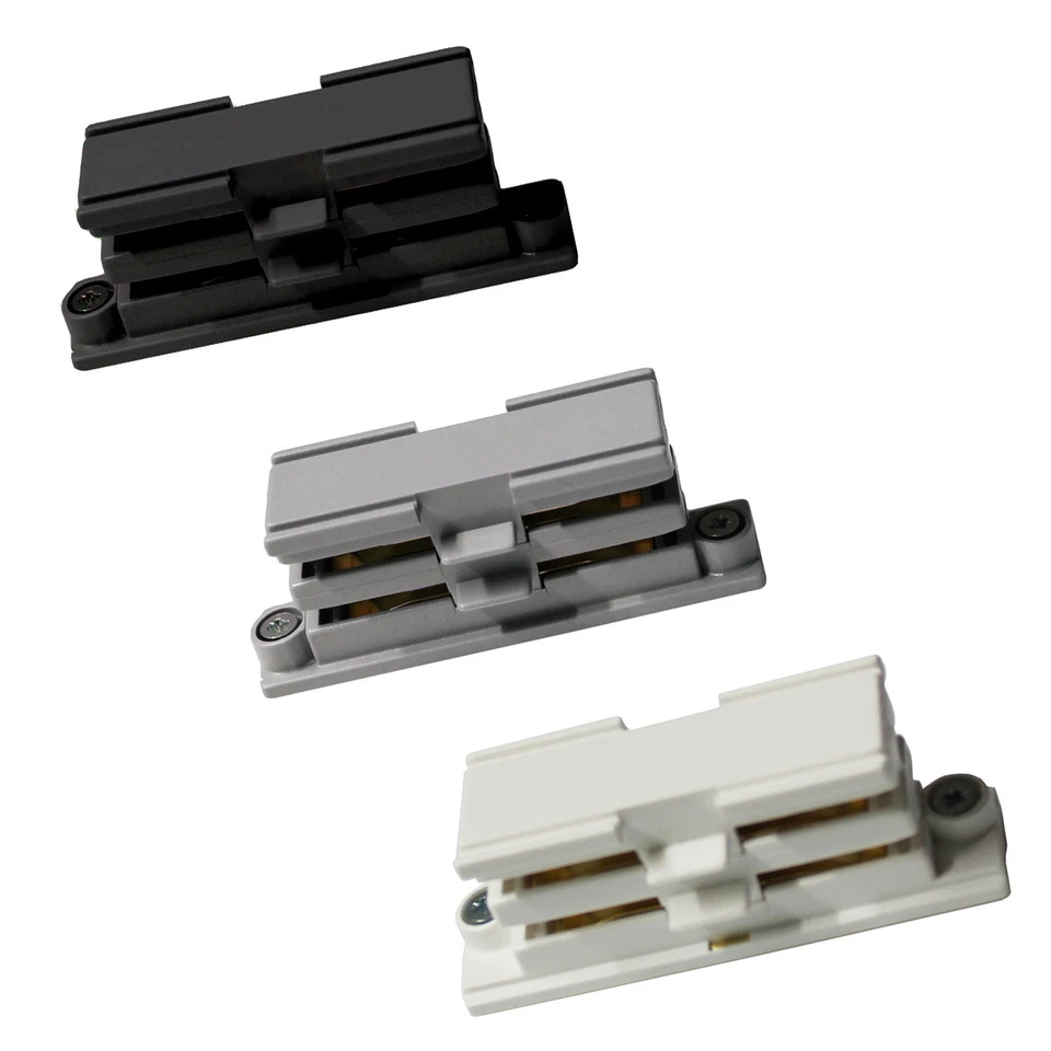 GLOBAL TRAC Global 3-Phasen-Stromschiene gerade Verbindung Verbinder Universalstromschiene