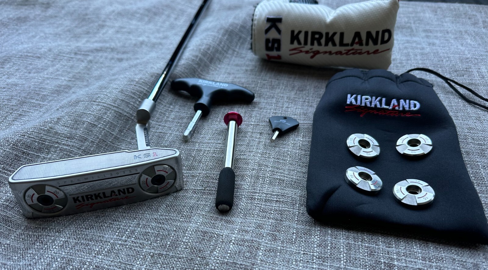 Kirkland Signature KS1 Putter w/ Kirkland putter weights 96619142316 eBay