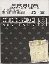 Australia 1999 - Tiwi Art, Australia 99 Button Set - Original Sealed Post Pack