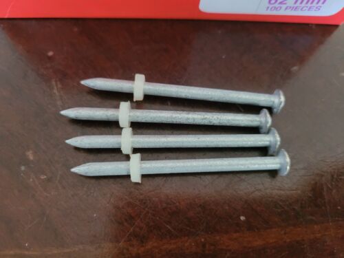 Hilti Type NK62 S12 2.5" Steel Concrete Fastener w/ Washer 100 Count Box - Picture 2 of 8